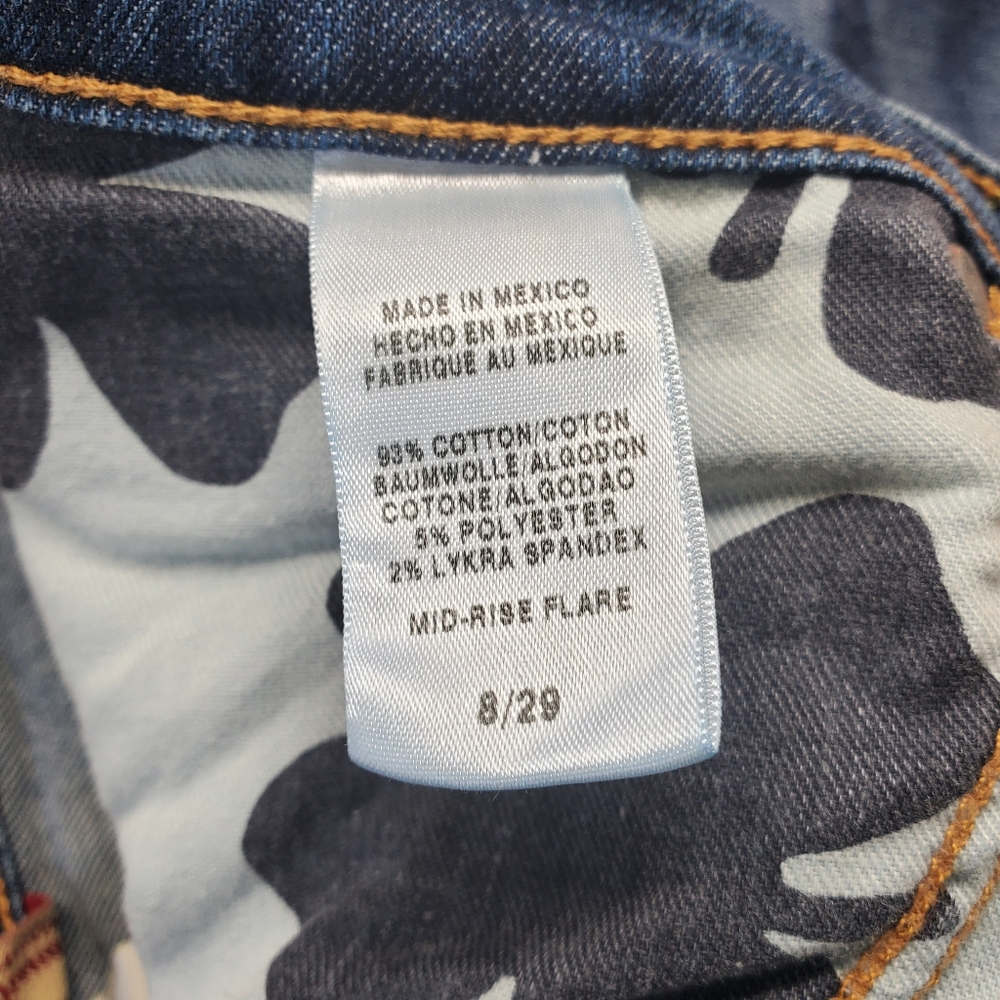 Lucky Brand Mid-Rise Flare Womens Jeans Size 8 29‎ x 32 Regular Stretch - Picture 3 of 9
